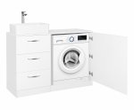 Тумба под раковину Style Line Берн 120 Plus белая