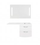 Комплект мебели Style Line Жасмин-2 120 R Люкс Plus белый
