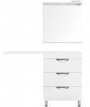 Комплект мебели Style Line Жасмин/Даллас 120 Люкс PLUS R (3 ящика) белый