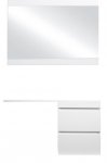 Комплект мебели Style Line Даллас 110 R Люкс Plus подвесной белый